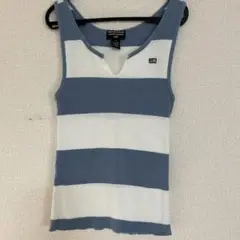 Polo Jeans Co. ストライプノースリーブTシャツ M