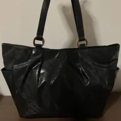 ☆開店セール☆ 使用数日 美品 ゲラルディーニ レザー×ソフティ トートバッグ②