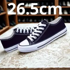 夏秋コーデに大活躍!?　スニーカー　26.5cm　ブラック
