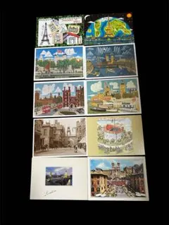 アンドリュー・マーレイ 、ヨハン・ペラトネル アートカード 他ポストカード10枚