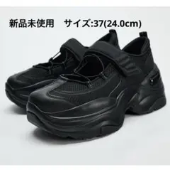 新品未使用ZARA ザラ バレエフラットスニーカー　37