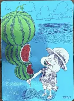 ONE PIECE 尾田栄一郎 イラストカード 2枚セット - メルカリ