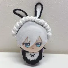 10cm ぬい服　ちびぐるみ　ヘッドドレス　ウサ耳　スタイ　ハンドメイド　バニー
