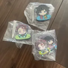 鬼滅の刃 義勇炭治郎ヘアピンキーホルダー3個セット