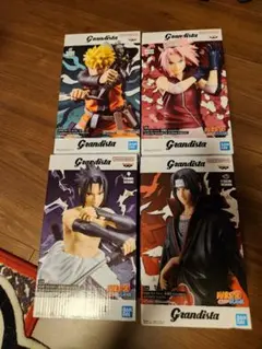 Grandista フィギュア 4体セット ナルト サスケ サクラ イタチ