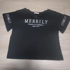 Pink Latte ブラック Tシャツ XS　150