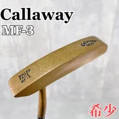 T045 希少 キャロウェイ ゴルフ メンズ パター MF-3 木製シャフト
