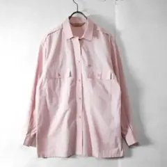 Christian Dior / ピンク コットン 長袖 シャツ M ロゴ刺繍