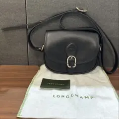 LONGCHAMP ショルダーバッグ ブラック　ロンシャン★美品★のサムネイル
