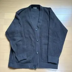 GU ワッフルカーディガン　グレー