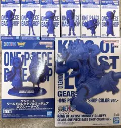 ONE PIECEベースショップ　フィギュア 7種コンプリート　ニカルフィ ONE PIECEベースショップ フィギュア 7種コンプリート ニカルフィ