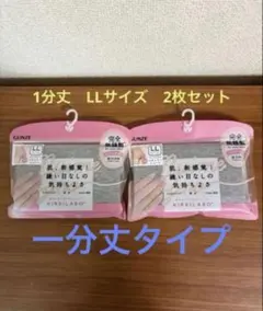グンゼ キレイラボ 日本製　完全無縫製 1分丈 ショーツ2枚セット　グレー