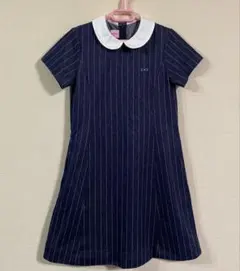 familiar ワンピース　130サイズ 襟付き　ネイビー