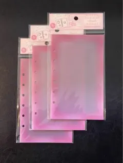 クーリア とうめいシールシート ピンク　リフィル 3袋セット