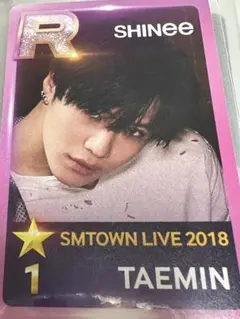 SHINEE TAEMIN SMTOWN LIVE 2018 入場特典　トレカ