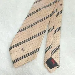 美品!バーバリーブラックレーベル ホースロゴシルクネクタイ 三陽商会