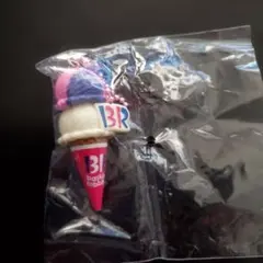 サーティワン　アイスクリームマスコット　コットンキャンディ&バニラ　ダブルコーン