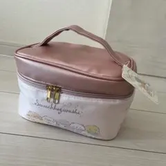 すみっコぐらし　すみっコベビー　ポケット付き　バニティポーチ　ピンク