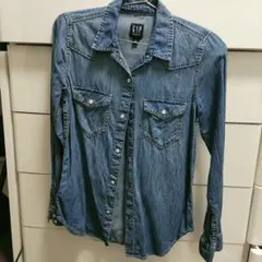 GAP デニムシャツ　XXSサイズ