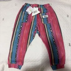 新品未使用タグ付きMARKEY'S ストライプ柄 パンツ 110