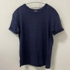 Ron Herman ロンハーマン リネン 半袖Tシャツ ネイビー　麻のサムネイル