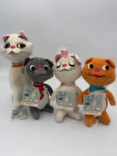 レア　GUND社　おしゃれキャット　ぬいぐるみ　日本製