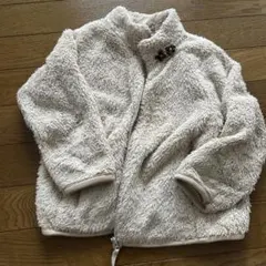 フリースジャケット クリーム色
