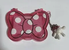 【いいね不要】 ミニーちゃんりぼん アイラッシュケース つけまつげケース小物入れ