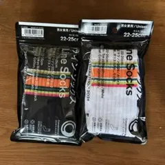 ファミリーマートラインソックス22-25cm ユニセックス