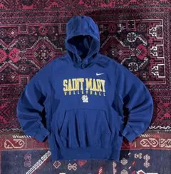 NIKE ナイキ カレッジロゴ プルオーバー パーカー ネイビー S