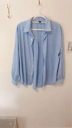 シーイン　ストライプシャツ