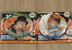 ワンピース　コレクション缶バッジ　AUTUMN ZORO & SANJI