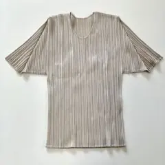 2026年最新】PLEATS PLEASE カラー：ベージュ系 レディース 半袖(T