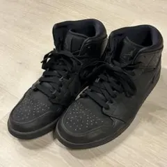 NIKE エアジョーダン ブラック ハイカット スニーカー