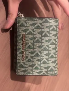 MICHAEL KORS グリーン 三つ折り財布