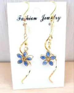 408②# ピアス ハンドメイド フラワー レジン 桜 夏ピアス 春ピアス