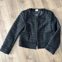 Liala+PG ブラック ノーカラージャケット　卒園式　入学式　入園式　卒業式