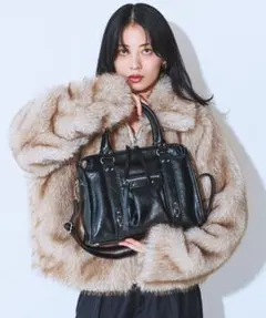 即購入⭕️ シティーバッグ　citybagアンティークフェイクレザートートのサムネイル