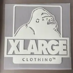 XLARGE ゴリラシルエット アイロンプリントシート