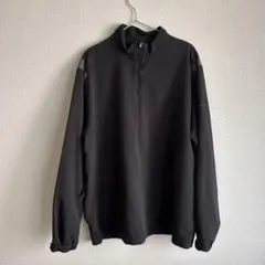 NIKE GOLF ハーフジップ ナイロンジャケット XL ブラック　古着
