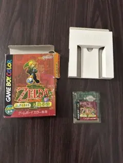 ゼルダの伝説 ふしぎの木の実 大地の章 ゲームボーイカラー　箱付