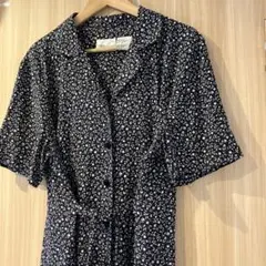 vintag 花柄 ワンピース