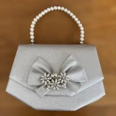 結婚式　ハンドバッグ　パール
