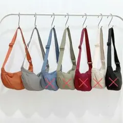 ショルダーバッグ ラウンドミニショルダーバッグ ハーフムーン ボディバッグ