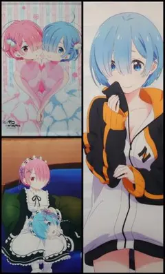 リゼロタペストリー Re:ゼロから始める異世界生活」B0タペストリー 3rd season記念