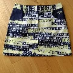 Callaway ゴルフスカート ネイビー/イエロー