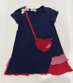 Shirley Temple シャーリーテンプル ハートポケット 半袖ワンピースのサムネイル