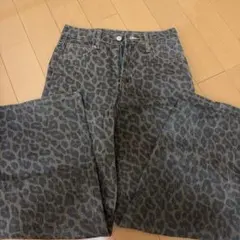 SHEIN レオパード柄 デニム