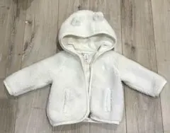 美品☆Ralph Lauren フリースアウター 9monthサイズ ホワイト