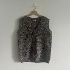 Vネック ニットベスト